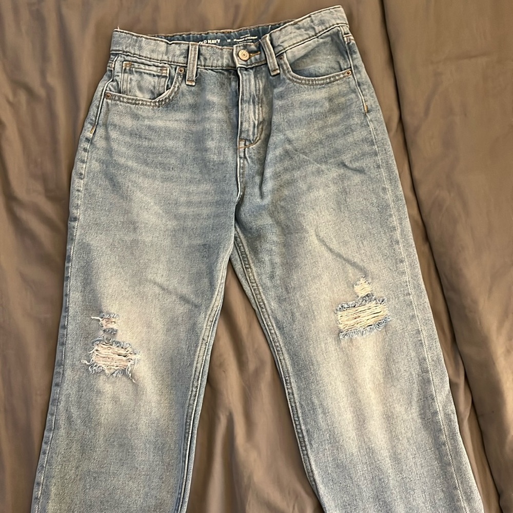 Old Navy-Slouchy straight leg jeans